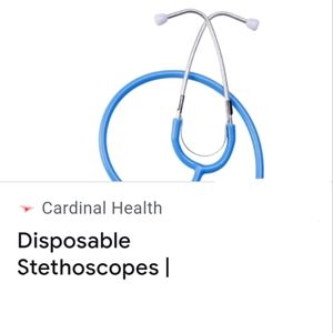NWT 👩⚕️👨⚕Cardinal Health Disposable Pediatric Stethoscope💓 (NOT A TOY)!